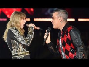 Robbie Williams and Taylor Swift Angels live at Wembley